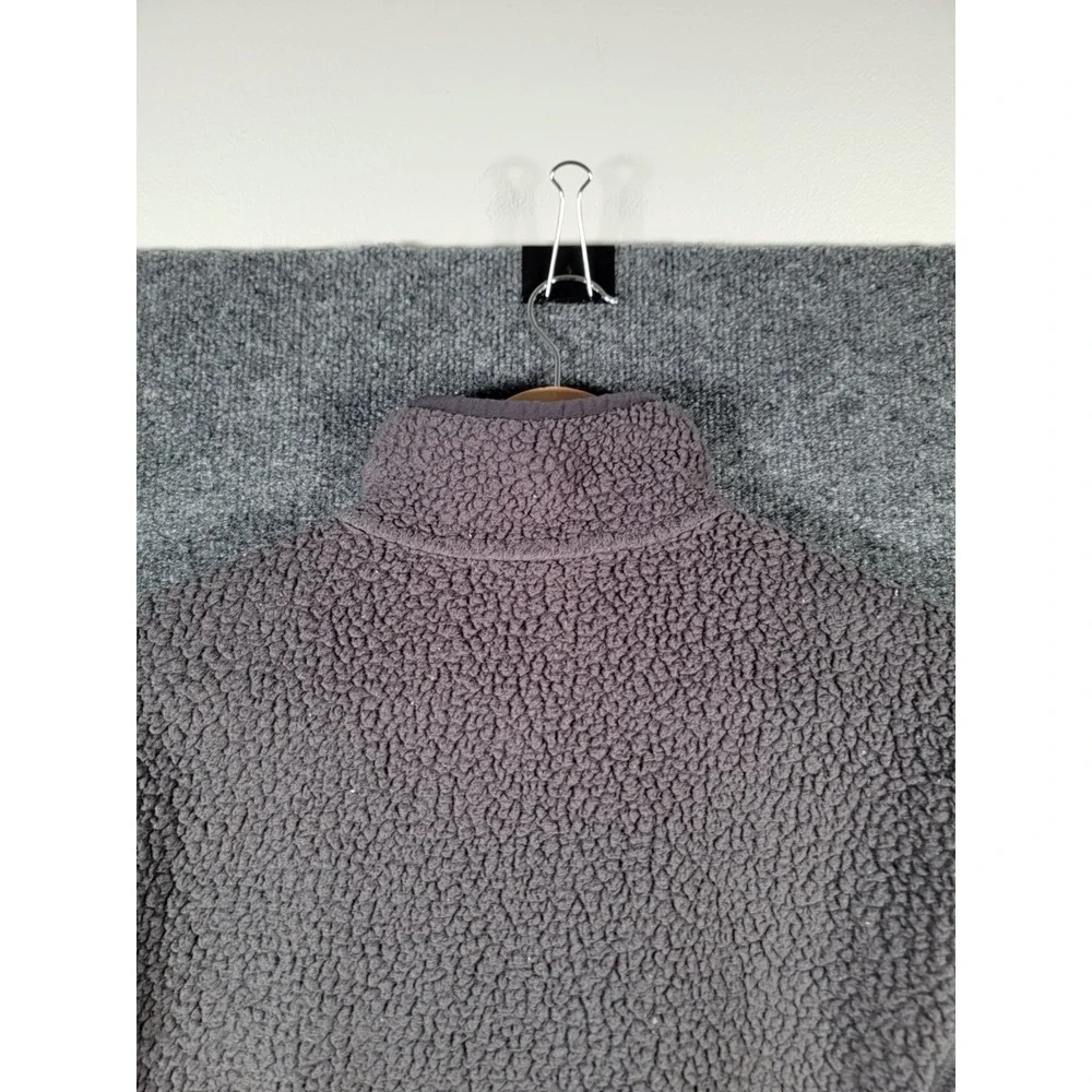 Patagonia Retro Pile 1/4 Zip Fleece Jacket Mens Medium Gray Pullover Sweater